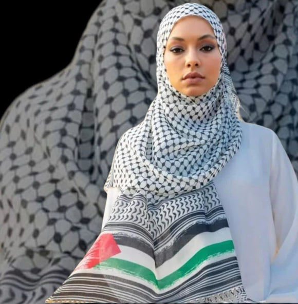 Kuffieh Hijab - Palestinien Kuffieh/scarf