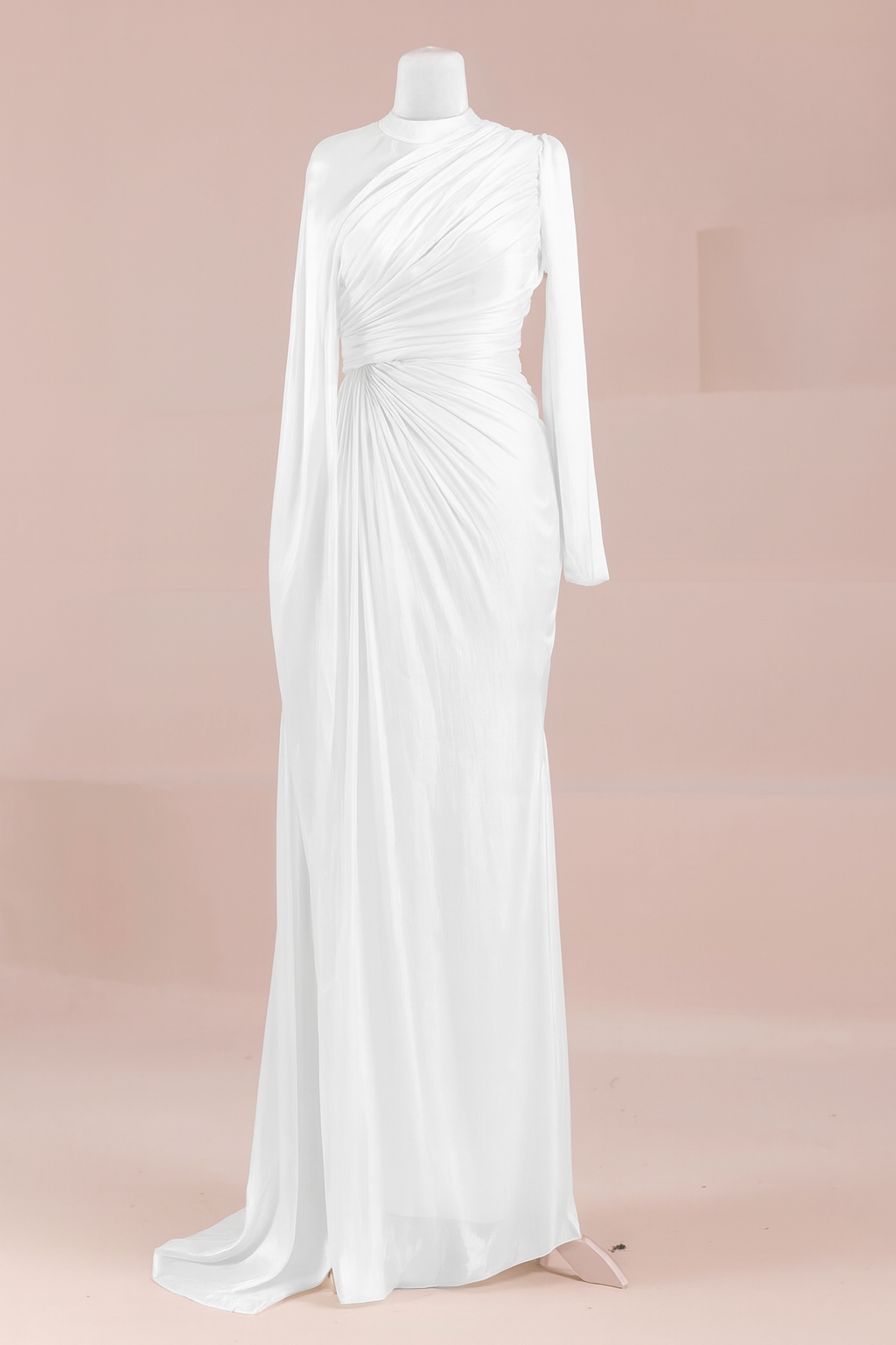 Luxury Draped Evening Gown