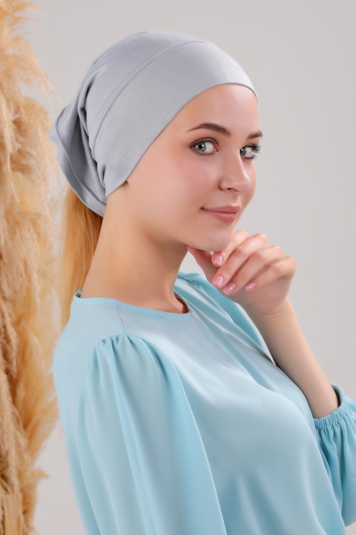 Under-scarf Tube | Bonnet Amta - Grey