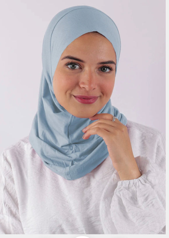 Amira Instant Hijab - Light Blue