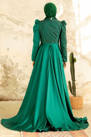 Bella - Emerald Evening Gown