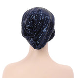 Pre-tied Sequin Turban - Headwrap