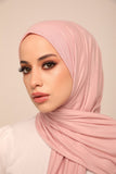 Superior Jersey Hijab - Blush Pink-Head Scarf Hijab-Shopanisa