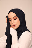 Superior Jersey Hijab - Navy Blue-Head Scarf Hijab-Shopanisa