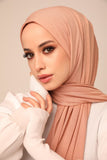Superior Jersey Hijab - Saumon-Head Scarf Hijab-Shopanisa