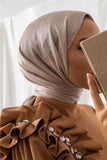 Exclusive Satin Hijab - Vanilla