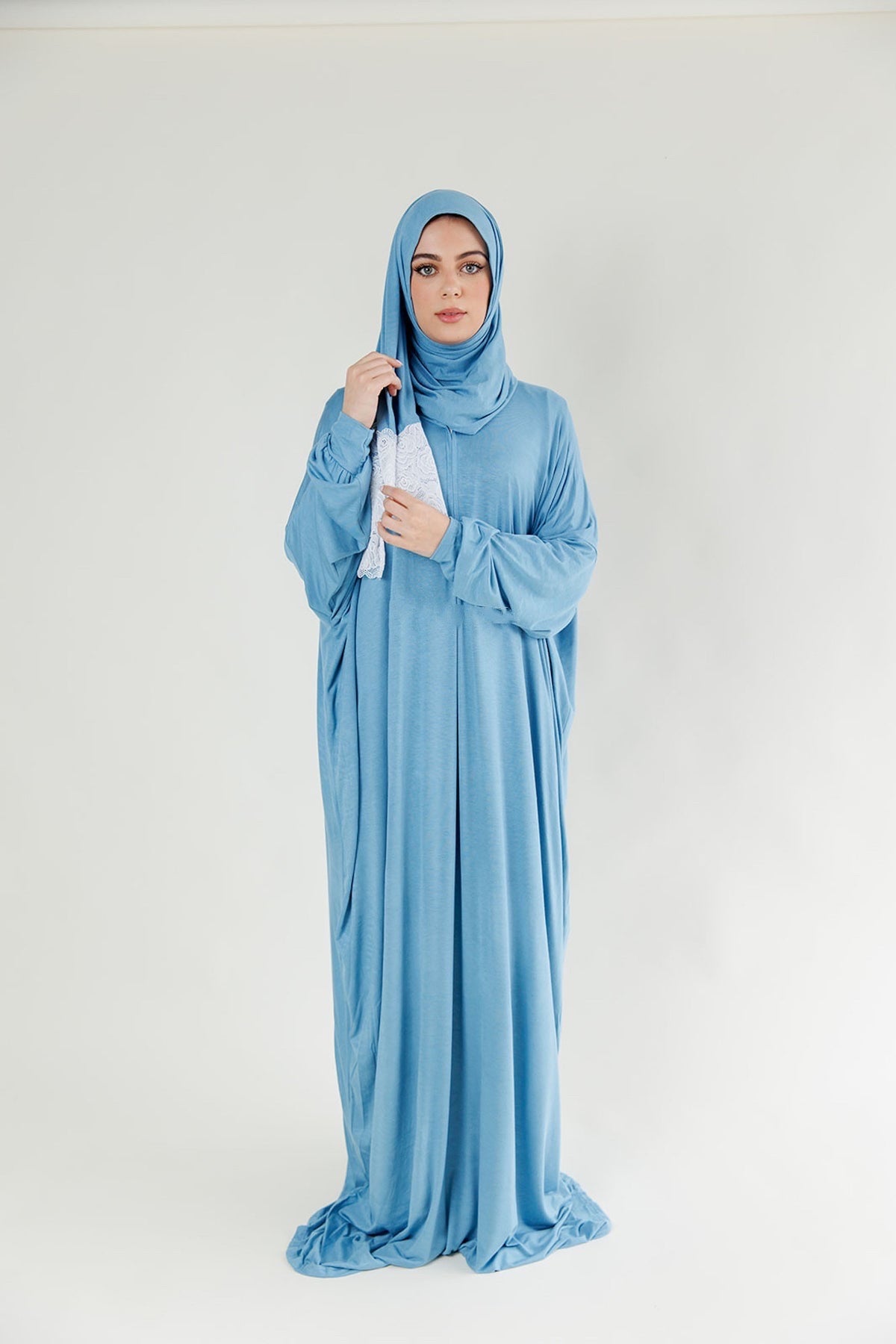 Prayer Dress with Attached Hijab