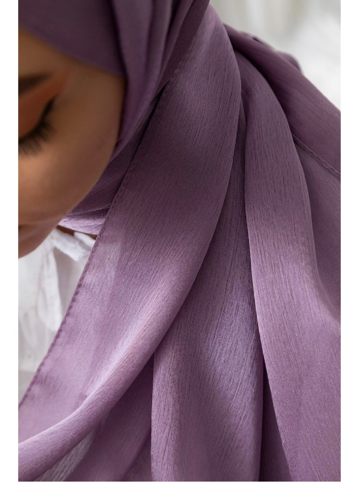 Exclusive Satin Hijab - Lilac