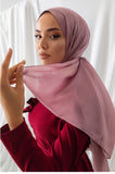 Exclusive Satin Hijab -  Rose