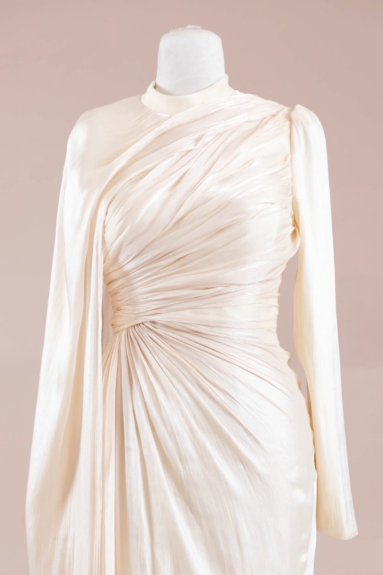 Luxury Draped Evening Gown