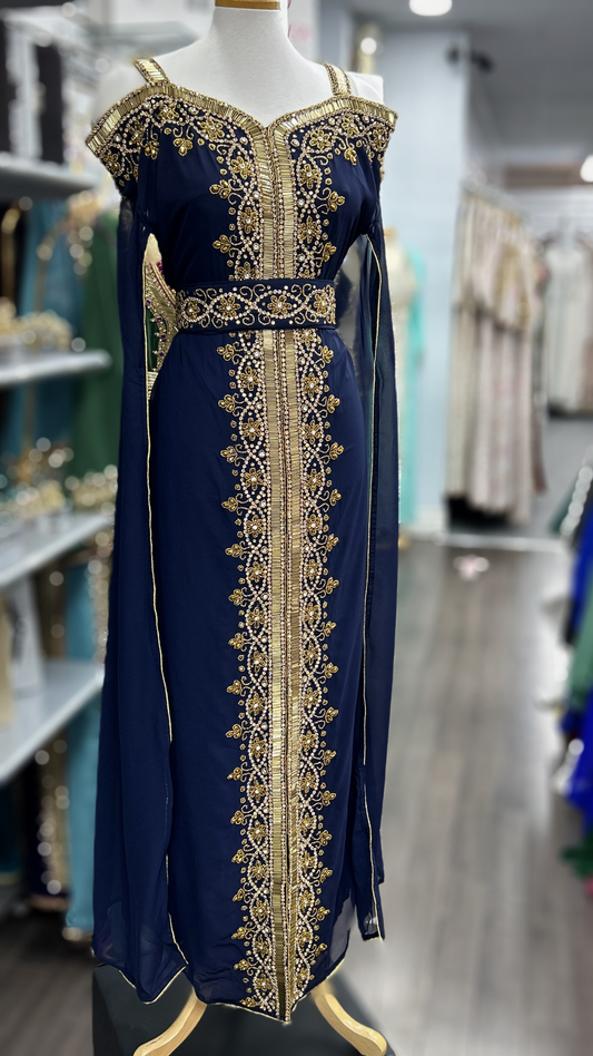 Caftan de Dubaï sans manches 