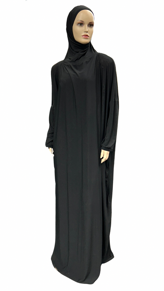 Robe de prière avec hijab attaché