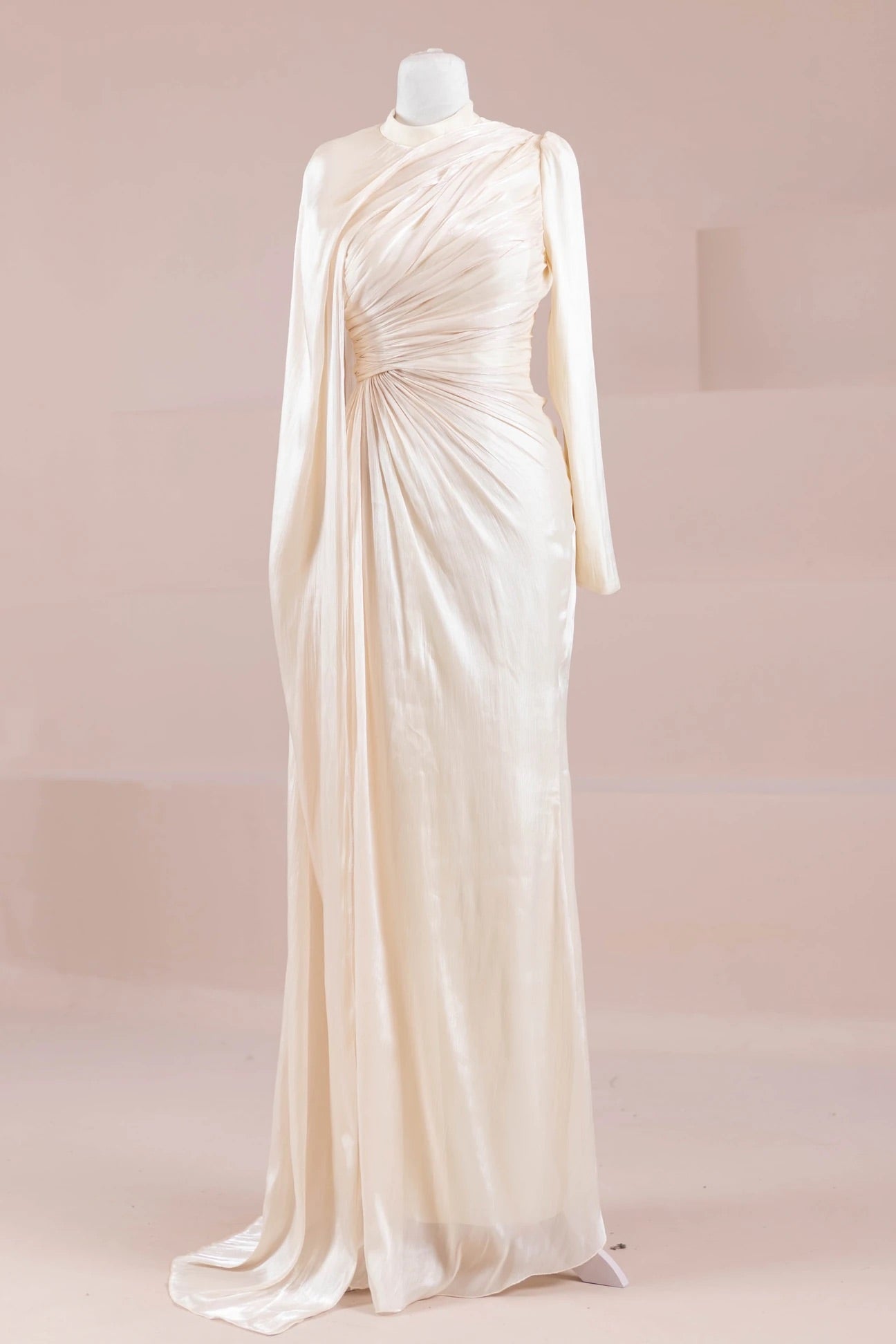 Luxury Draped Evening Gown