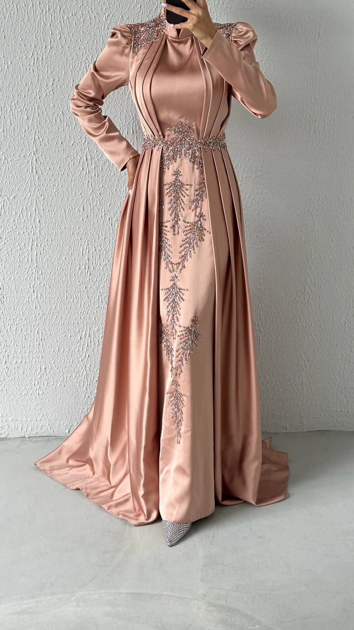 Cendrillon - Robe de soirée manches longues