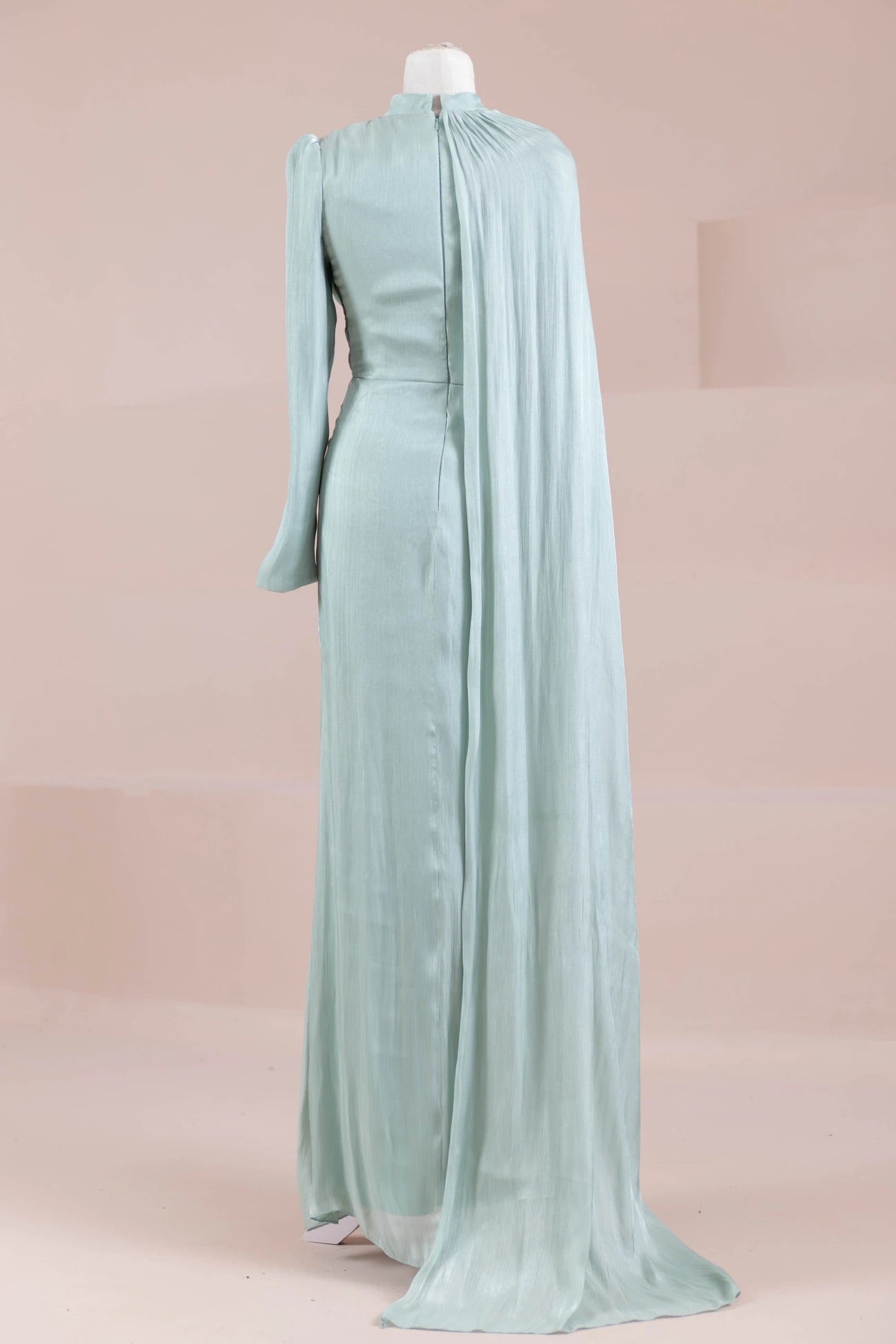 Luxury Draped Evening Gown