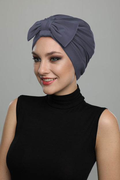 Pre-tied Bow Head Wrap