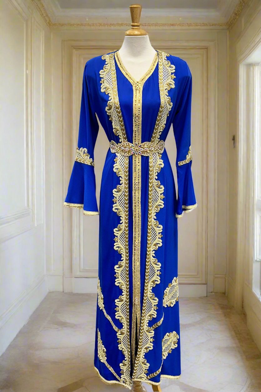 Rhinestones_Embroidered_Kaftan___Royal_Blue