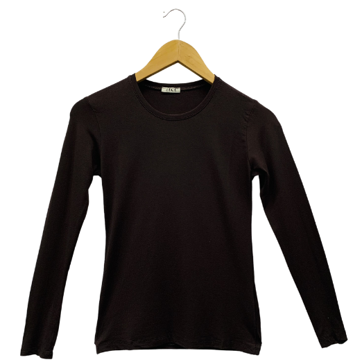 Long Sleeve T-Shirt | Brown-Women's T-shirt-Shopanisa