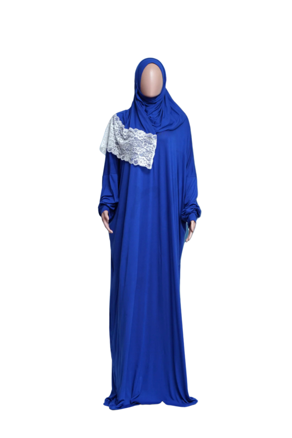 Robe de prière avec hijab attaché