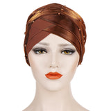 Turban pré-noué croisé