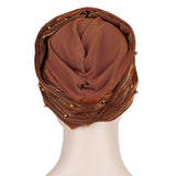 Turban pré-noué croisé