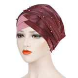 Turban pré-noué croisé