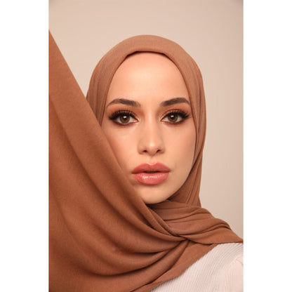 Superior Jersey Hijab - Camel-Head Scarf Hijab-Shopanisa