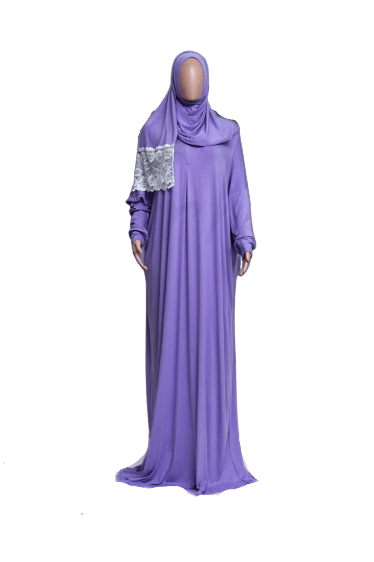 Robe de prière avec hijab attaché