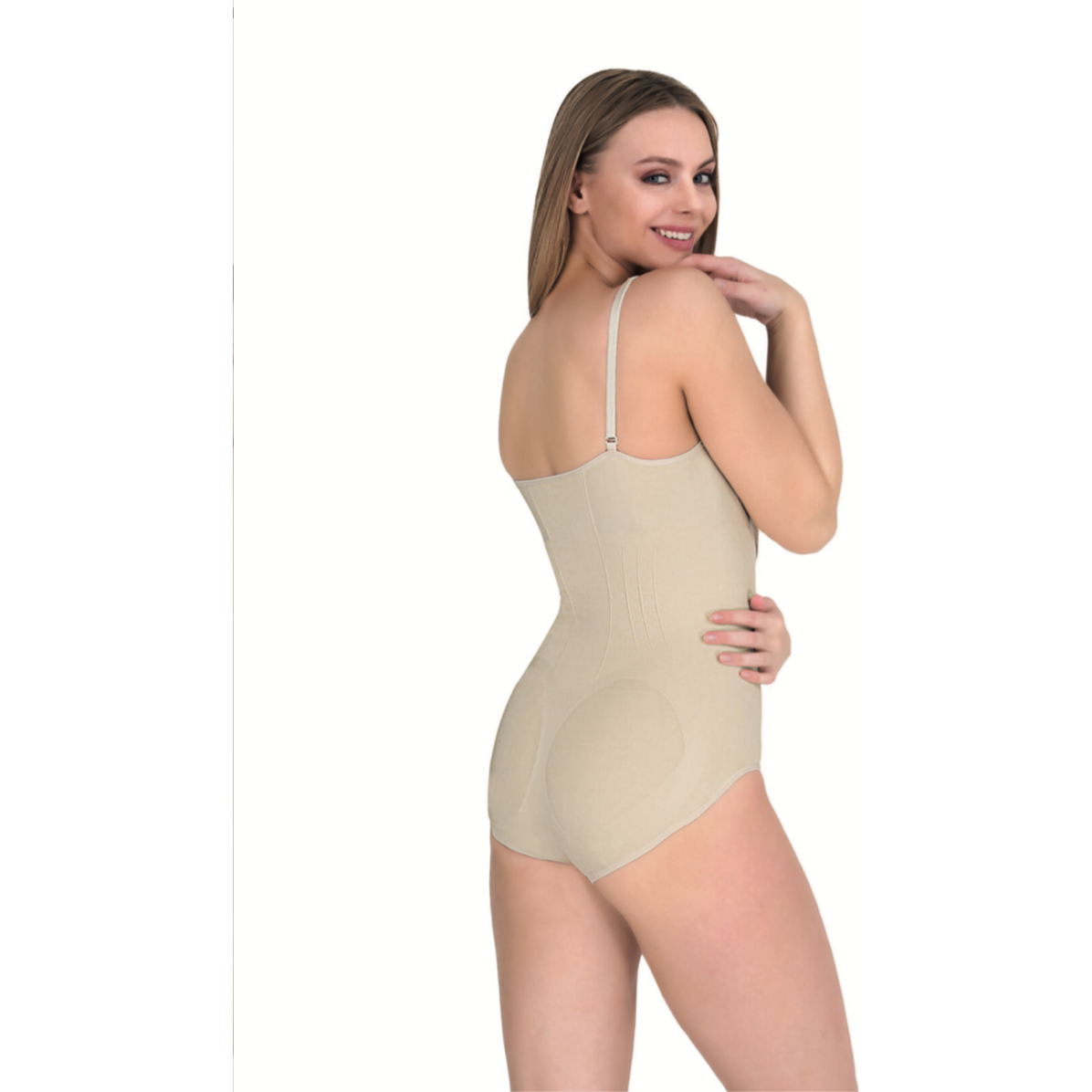 Open-Bust Bodysuit Shape Wear-Shape wear body shaper-Shopanisa