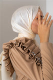 Hijab Satin Exclusif - Ivoire
