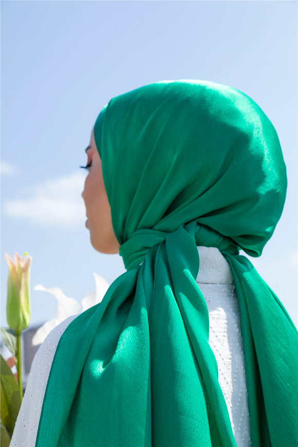 Hijab Satin Exclusif - Jade