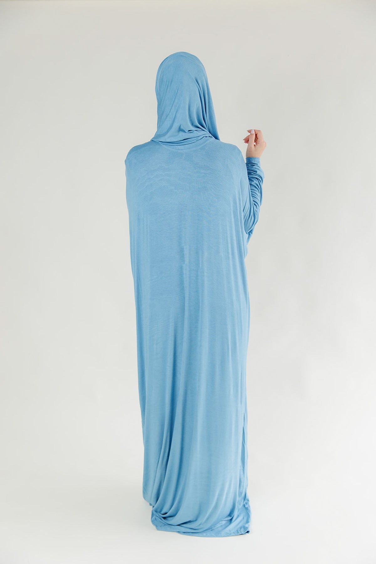 Robe de prière avec hijab attaché